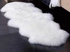 Double (2) Pelt Sheepskin Rugs