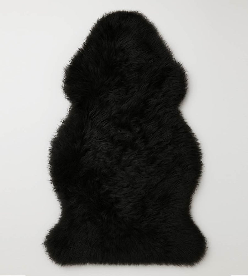 Black motorcycle sheepskin pad - Cool in summer and warm in winter