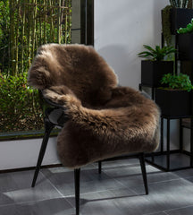 Brown Sheepskin Rug (2x3.5ft)