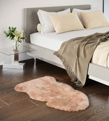 Taupe Sheepskin Rug (2x3.5ft)