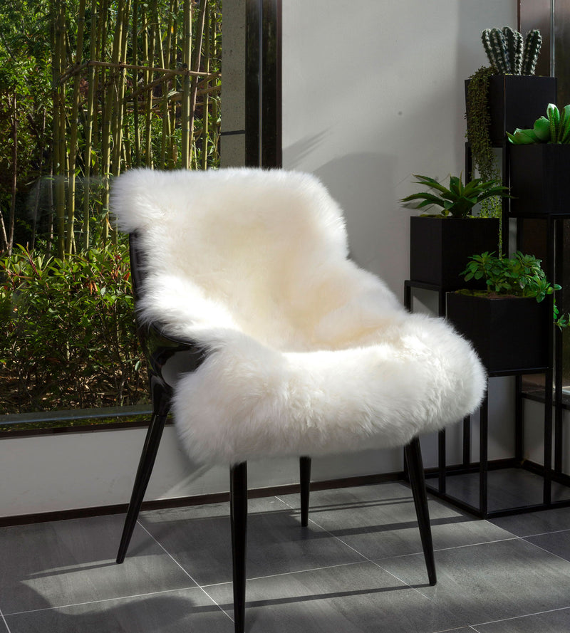 Ivory Sheepskin Rug (2x3.5ft)