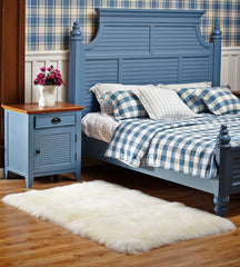 Rectangle Custom Long Wool Sheepskin