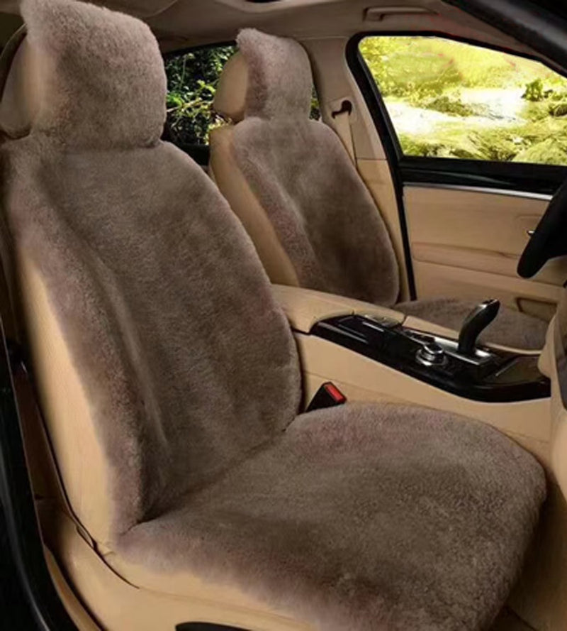 Universal Fit Short Wool Sheepskin Car Seat Covers from