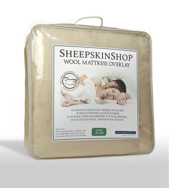 Wool Mattress Topper | King Sized Australian Wool Overlay ...