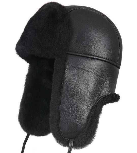 Shearling Bomber Hat | Men