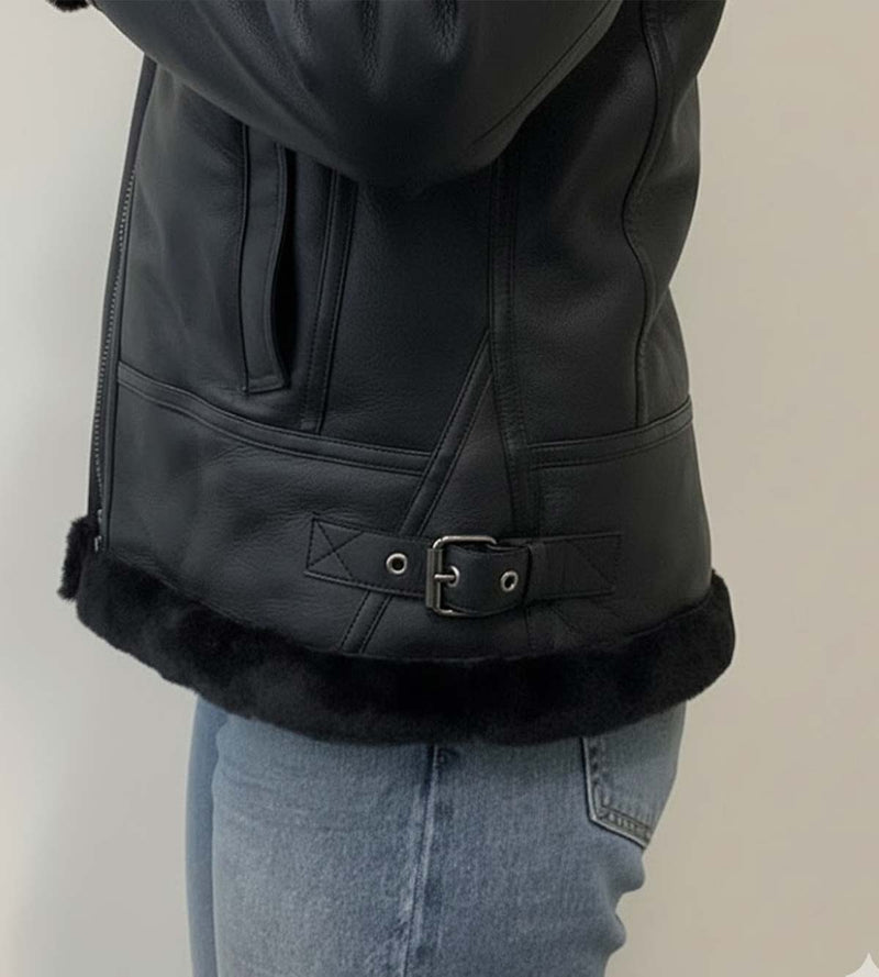 Women's B3 Bomber - Black