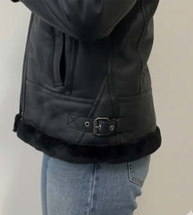 Women's B3 Bomber - Black