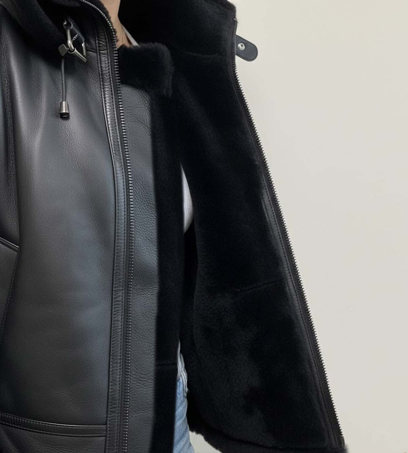 Women's B3 Bomber - Black