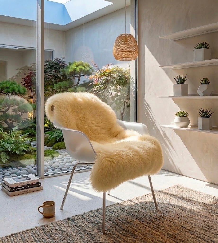 Shearling Champagne Rug CHAMPAGNE Sheepskin Rug | Single Pelt Genuine NZ Shearling ...