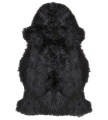 Black Sheepskin Rug (2x3.5ft)