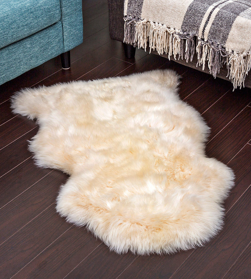 Shearling Champagne Rug Sheepskin Rugs | Single Pelt Shearling Rugs from SheepskinShop.com ...