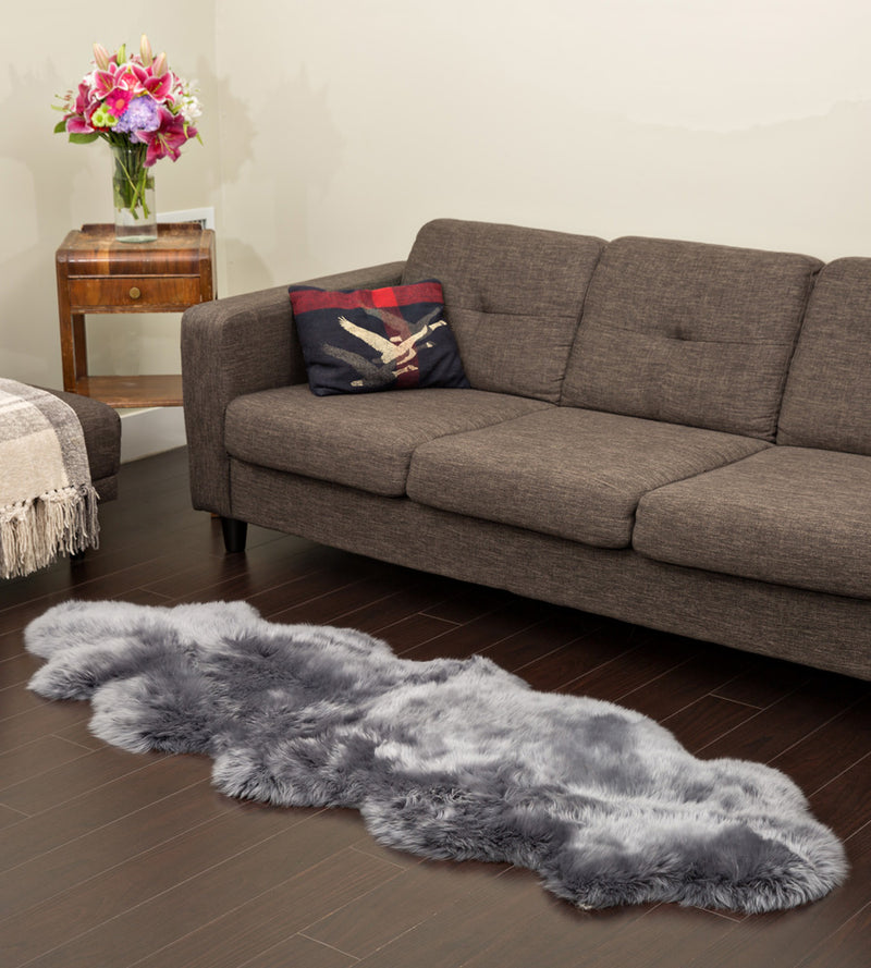 Double Grey Sheepskin