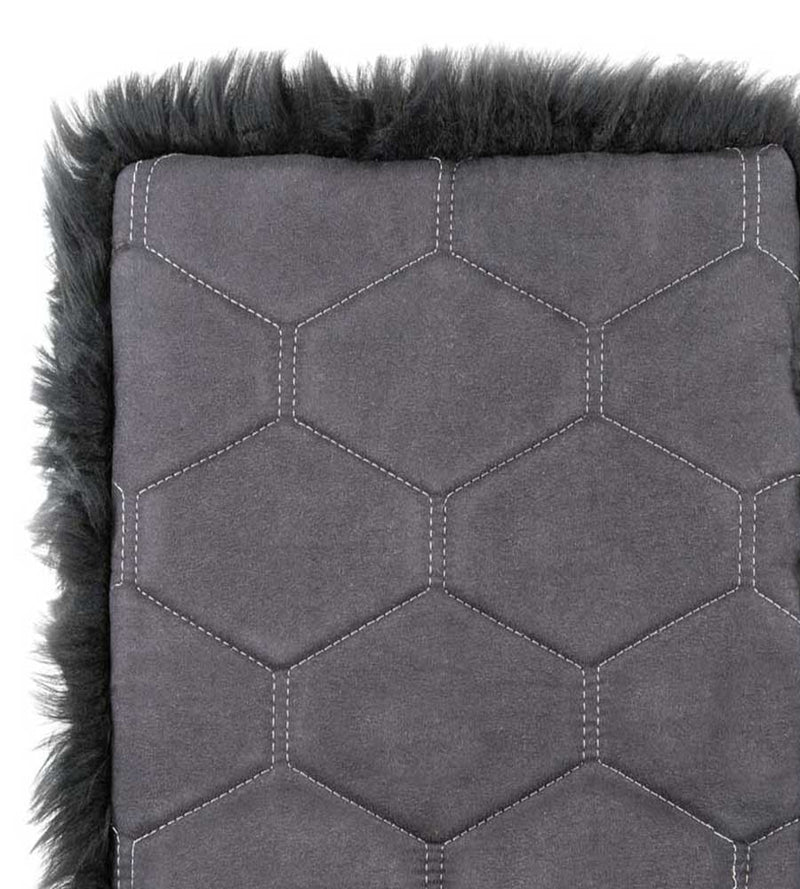 Black Sheepskin Area Rug (3x5ft)