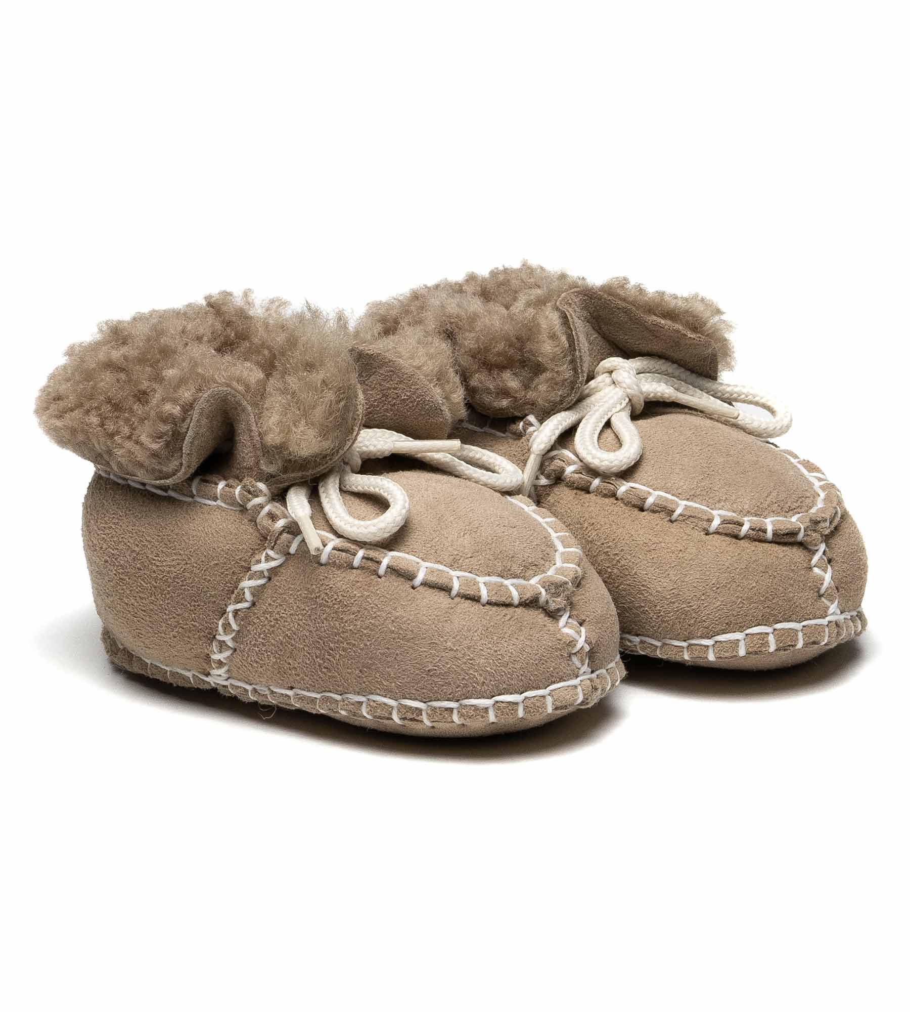 dødbringende jernbane mærke Lambskin Baby Booties | Soft sheepskin booties for babies and toddlers |  SheepskinShop.com