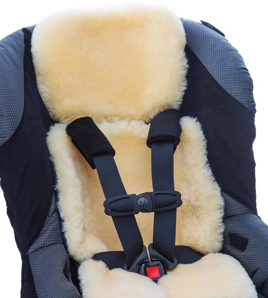 Sheepskin baby clearance car seat liner