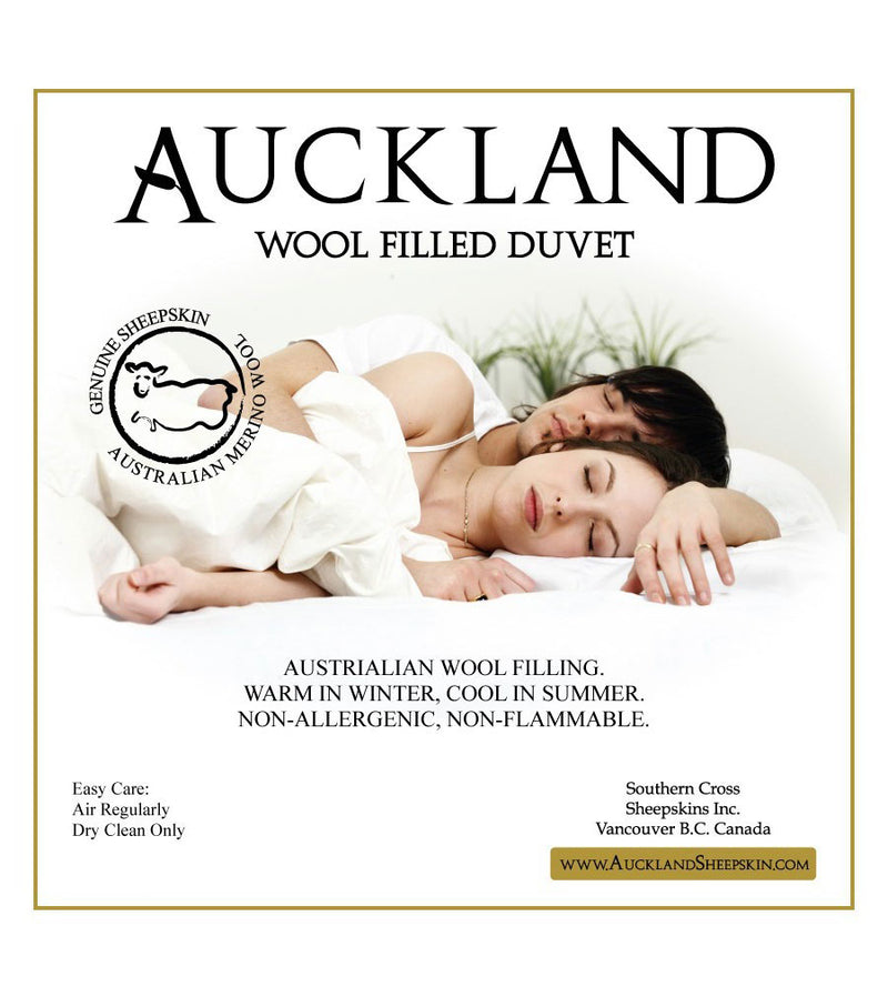 Wool Filled Duvet - Full / Queen (86"x86")