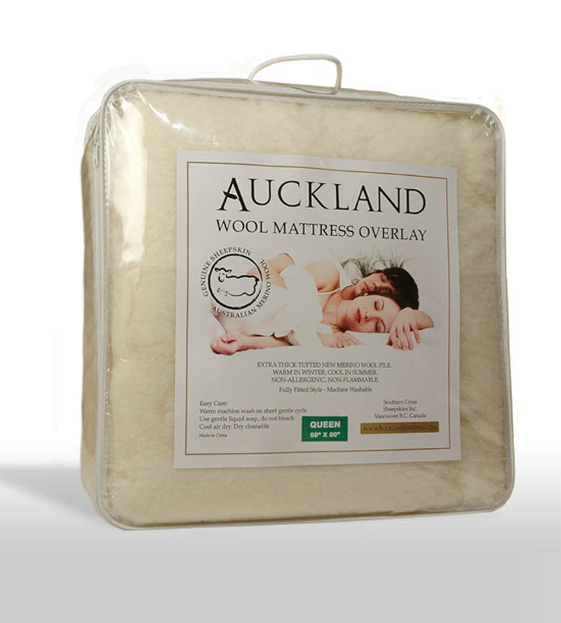 Wool Mattress Topper Queen Sized Australian Wool Overlay