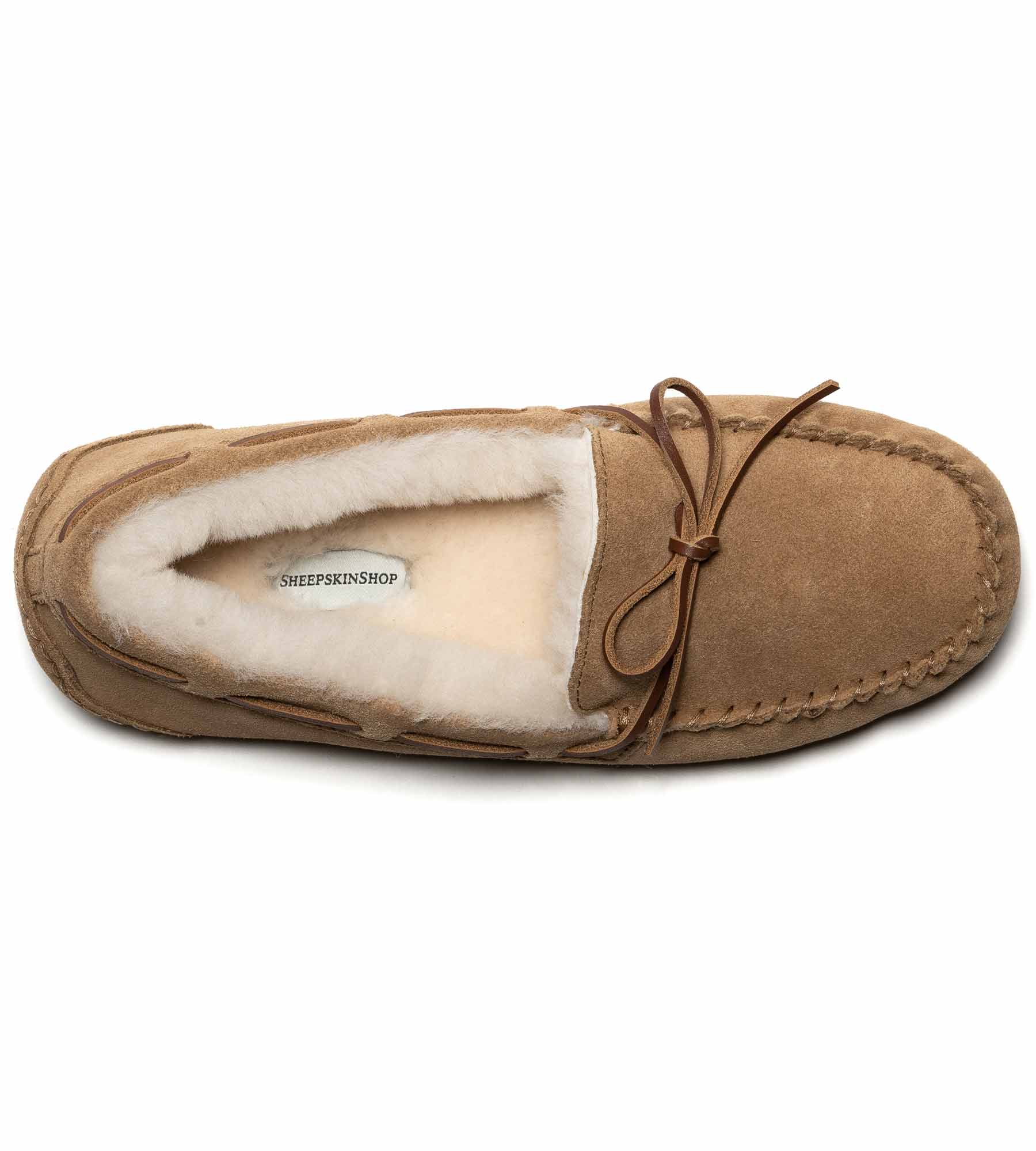 Women's sales shearling moccasins