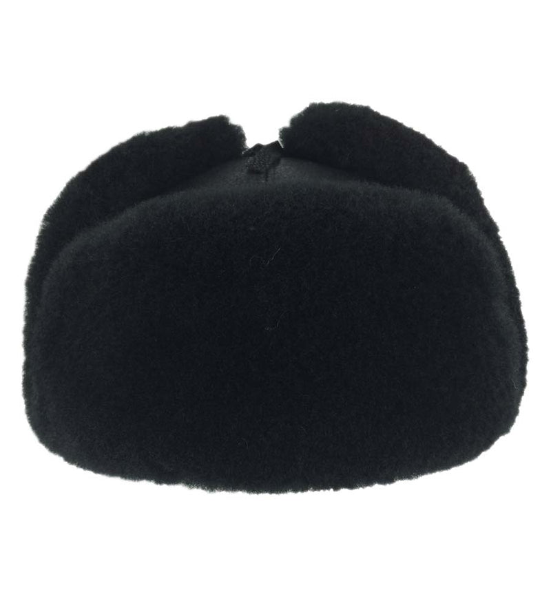 Minnetonka Moccasin | Sheepskin Bomber Hat in Black, Size L