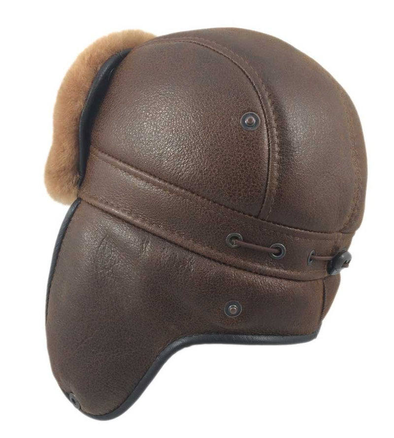 Sheepskin Fly-Boy Hat