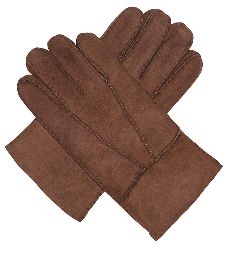 Men's Sheepskin Gloves Dark Brown