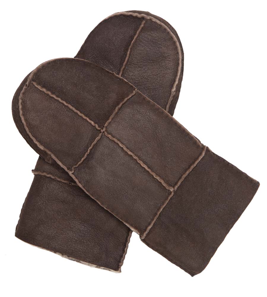 Sheepskin mittens hotsell