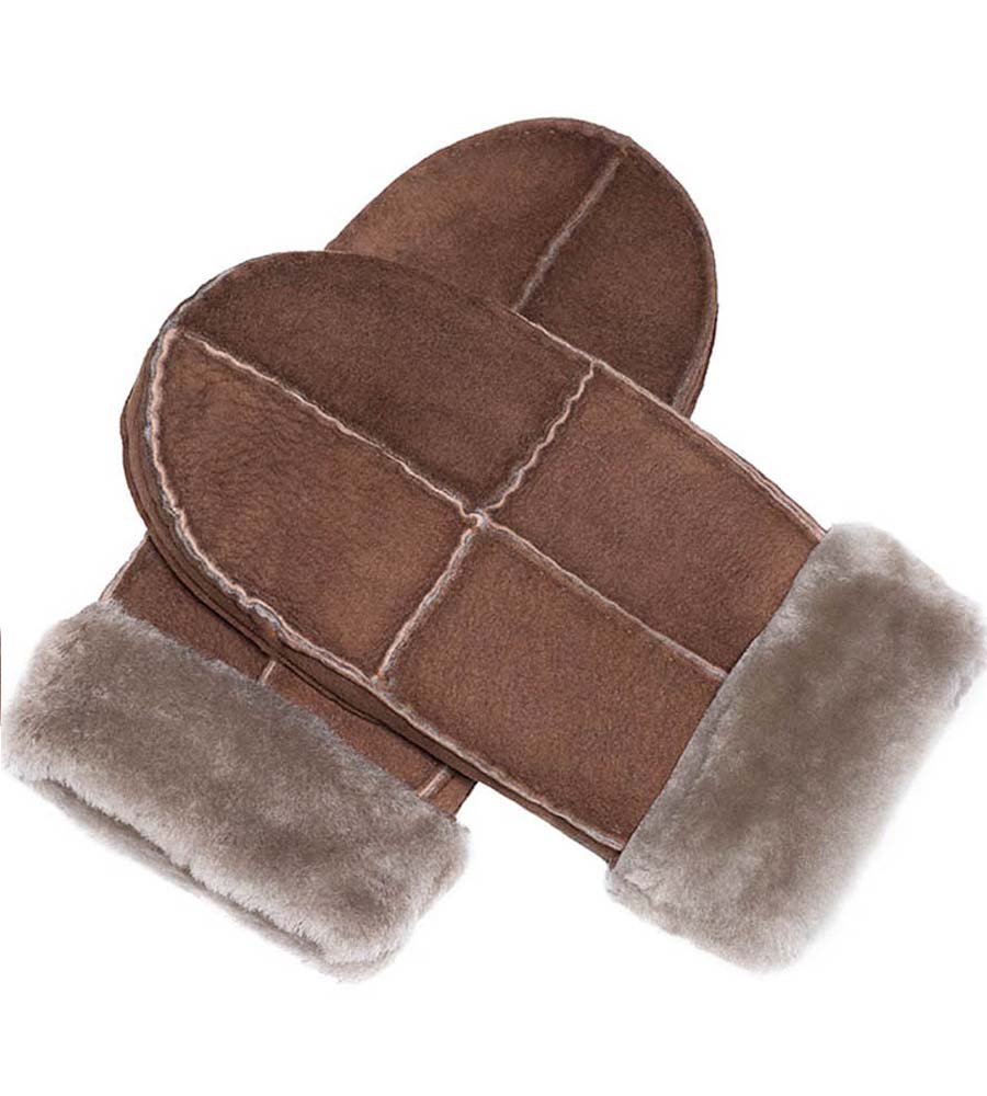 Shearling cheap mittens mens