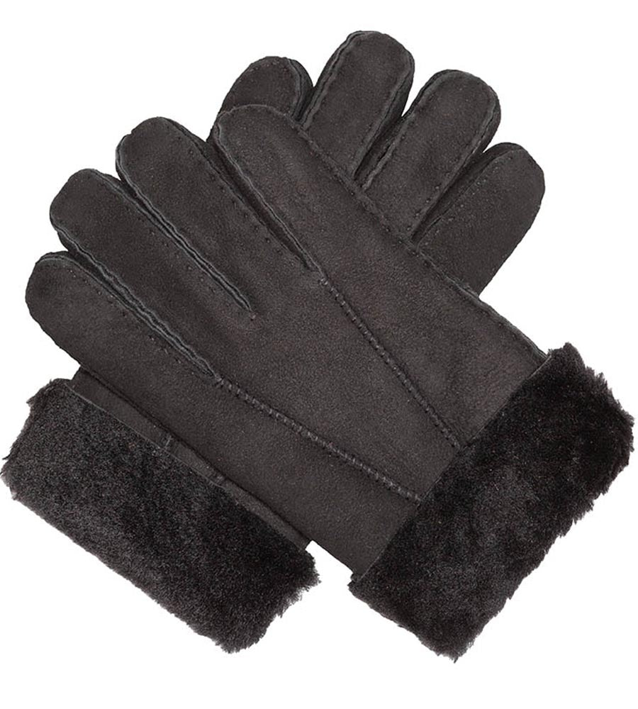 Ladies Sheepskin Gloves Black